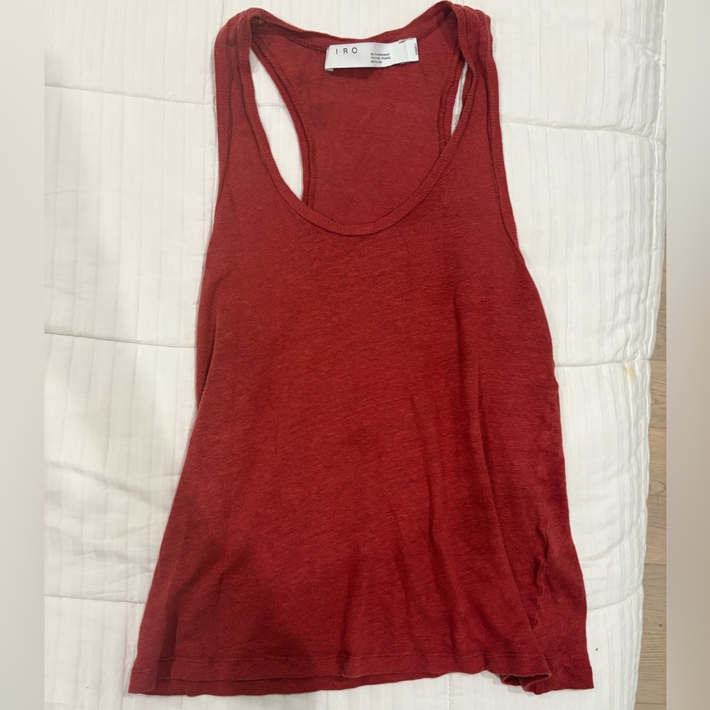 IRO Deep Red Tank Top